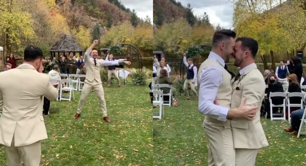 Este flashmob en una boda ha dividido a Twitter