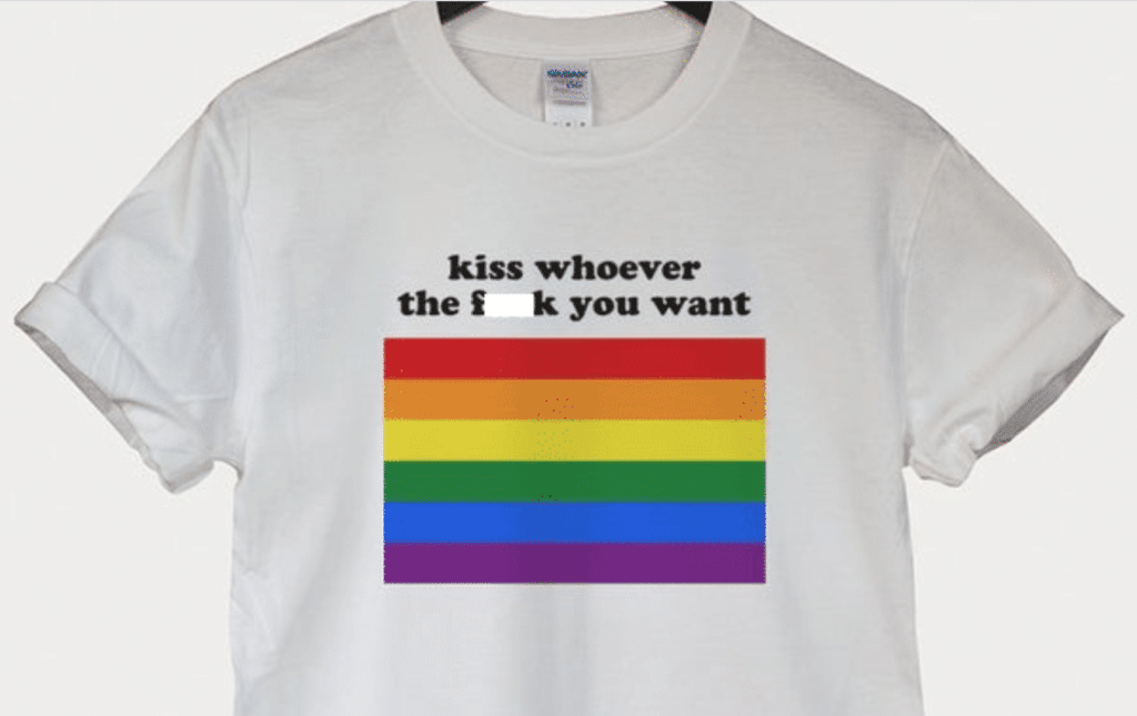 12 camisetas LGBT sobre los derechos de los homosexuales