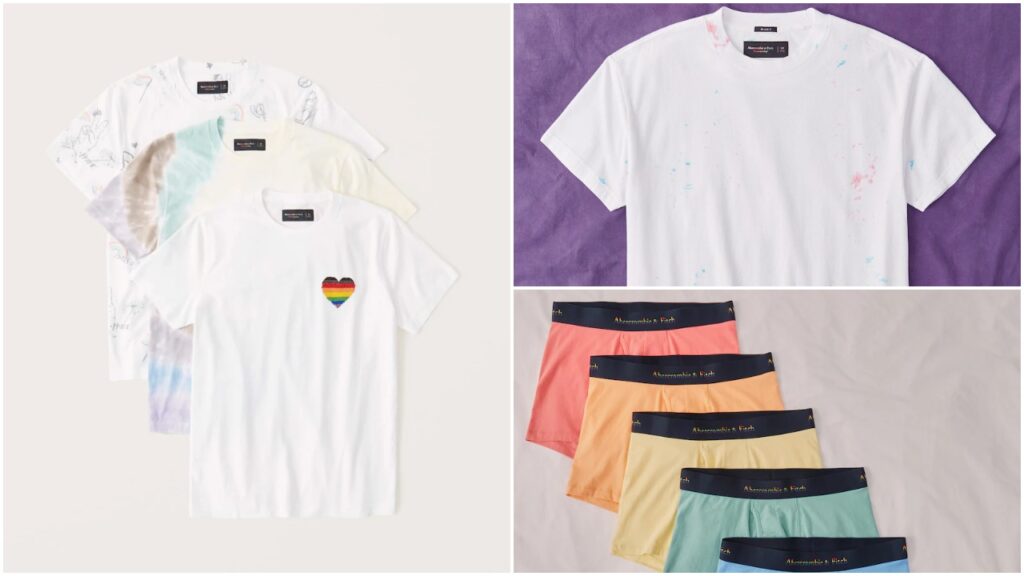 Abercrombie and Fitch lanza la colección Pride 2021 con tintes de arco iris a favor de The Trevor Project