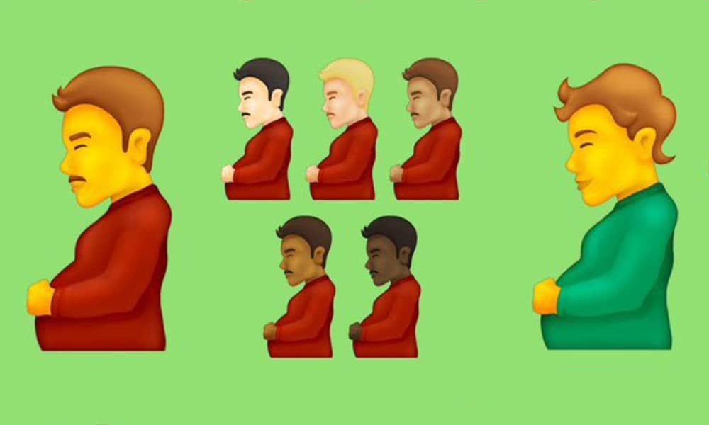 Se presentan nuevos emojis como el de un hombre embarazado