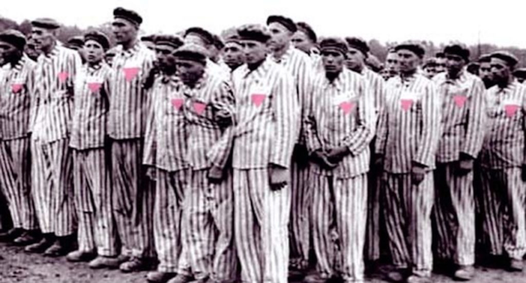 El triángulo rosa nazi se convirtió en un símbolo de los derechos LGBT+