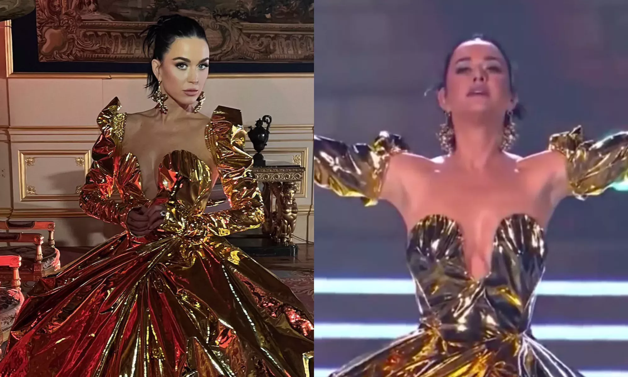 Katy Perry actúa en el concierto de coronación del Rey Carlos - y todo el mundo está haciendo la misma broma