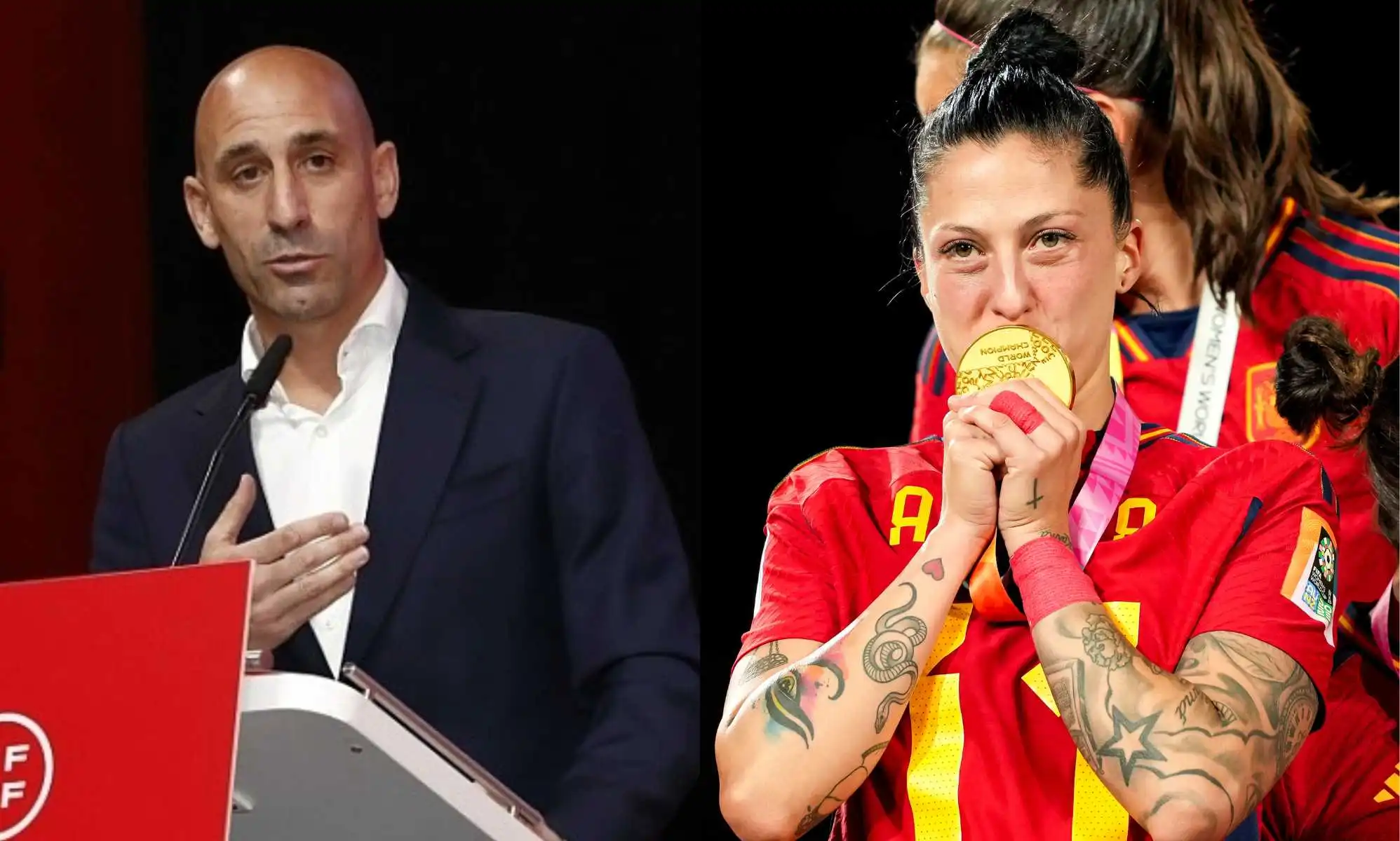 El beso no consentido de Luis Rubiales a Jenni Hermoso en la final del Mundial de fútbol