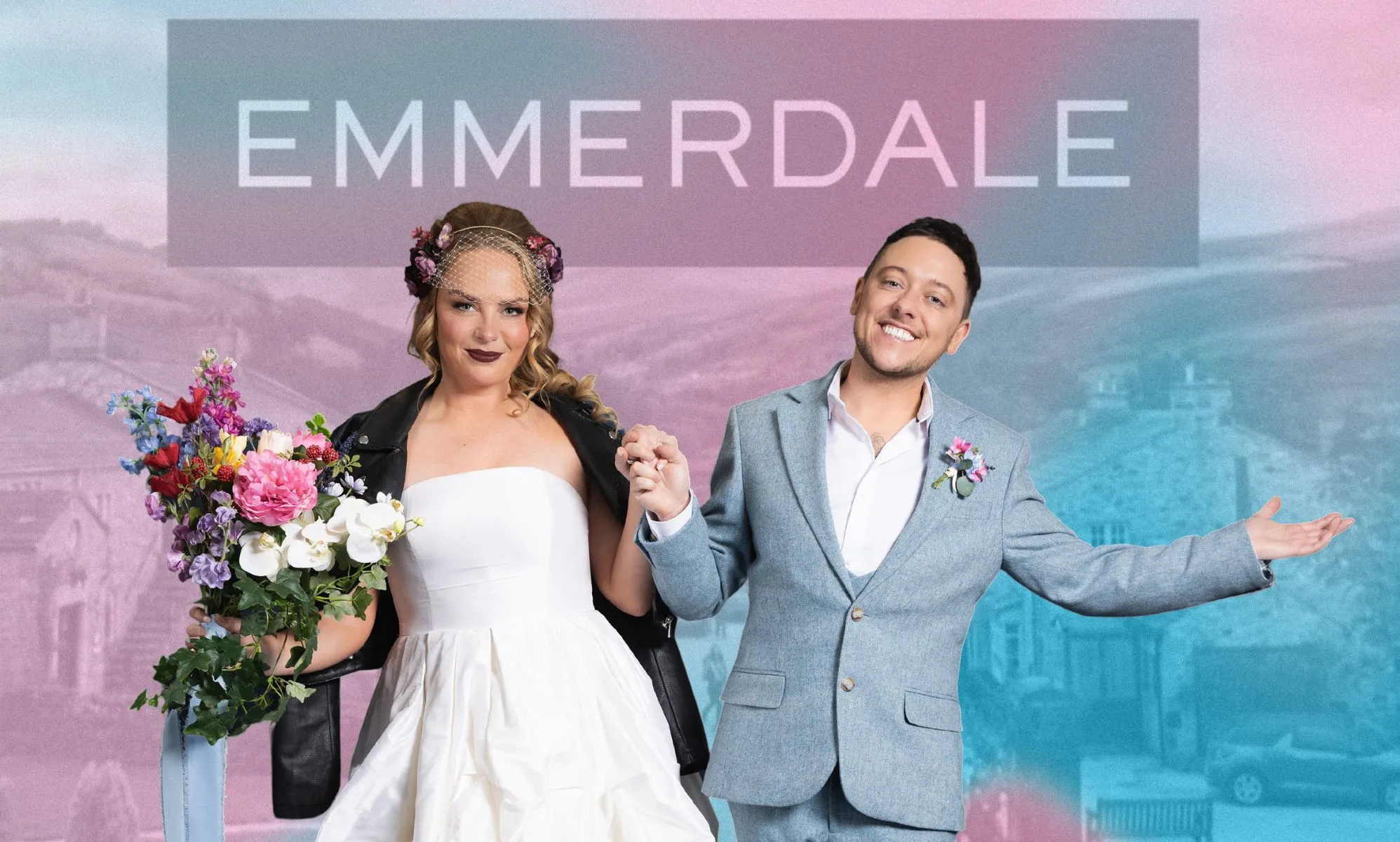 La primera boda trans de Emmerdale envía un mensaje "hermoso", dice la estrella