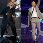 Chris Brown y Pitbull; duelo de paquetes en el halftime de la NBA Chris Brown y Pitbull; duelo de paquetes en el halftime de la NBA