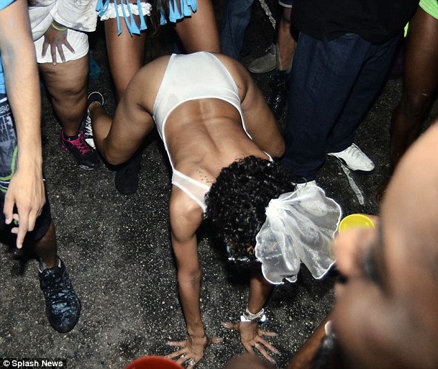 Rihanna en las fiestas de Barbados