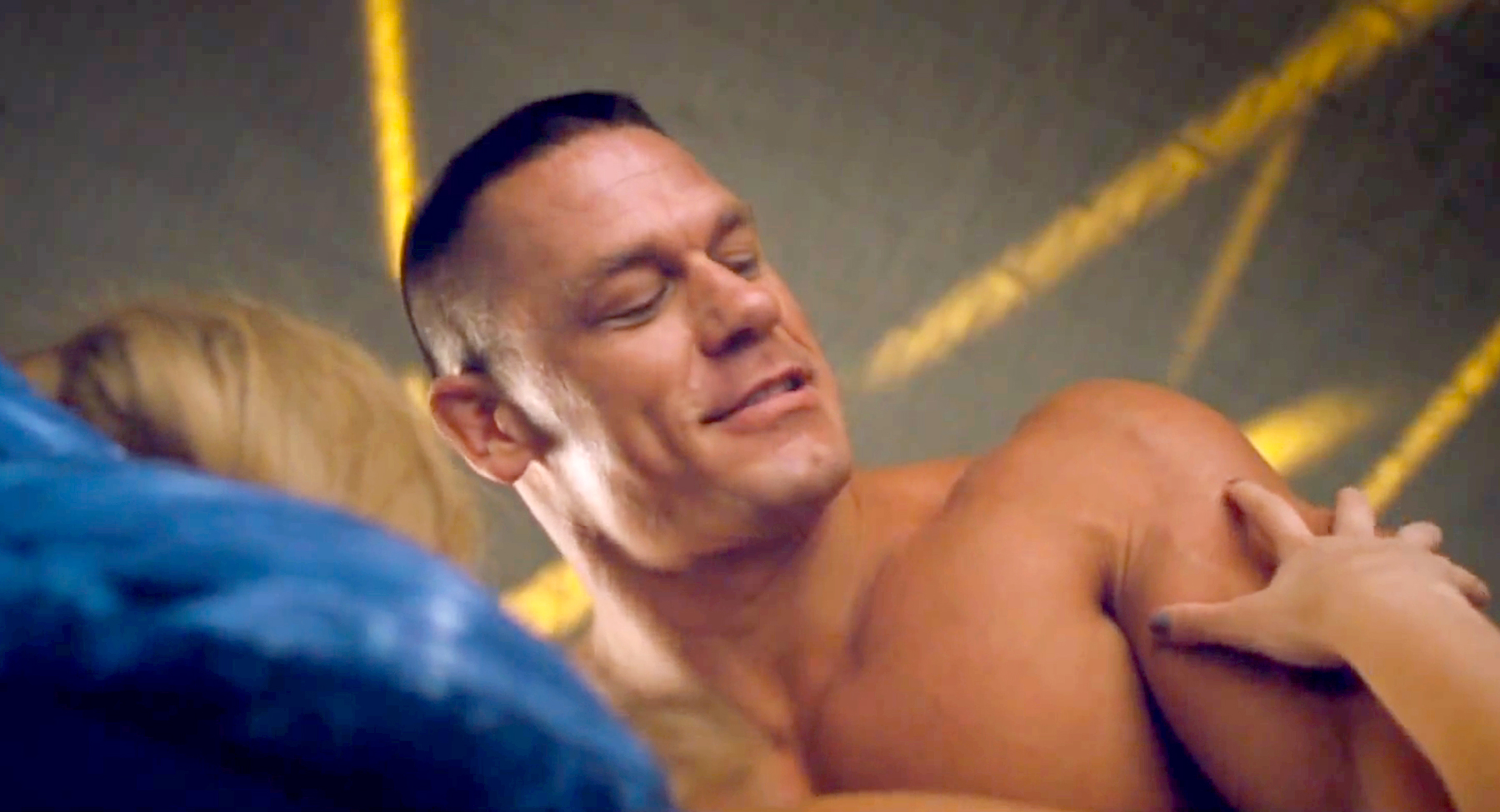 John Cena desnudo teniendo sexo en 'Trainwreck' .