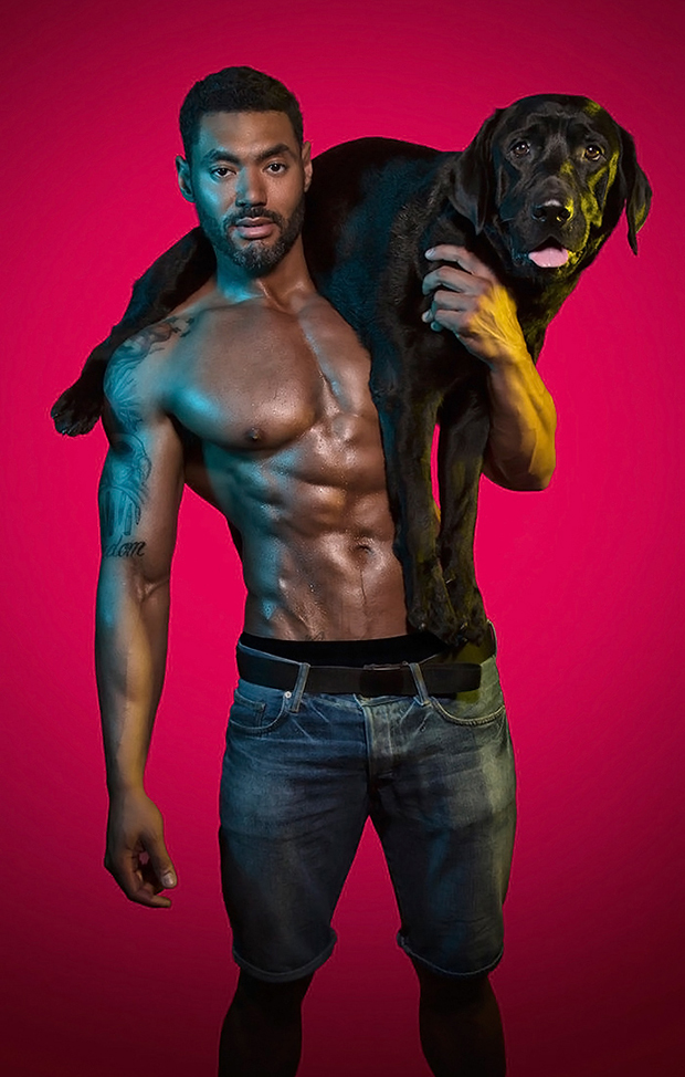 Buenorros y cachorros - hombres y perros