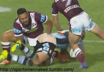 Luke Lewis desnudo, jugador de rugby