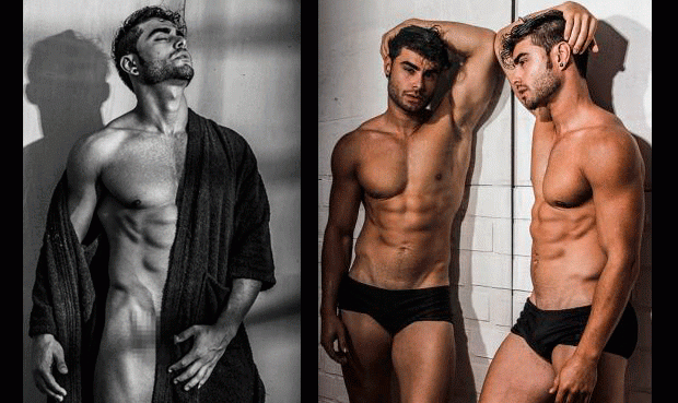 Alexis Descalzo desnudo