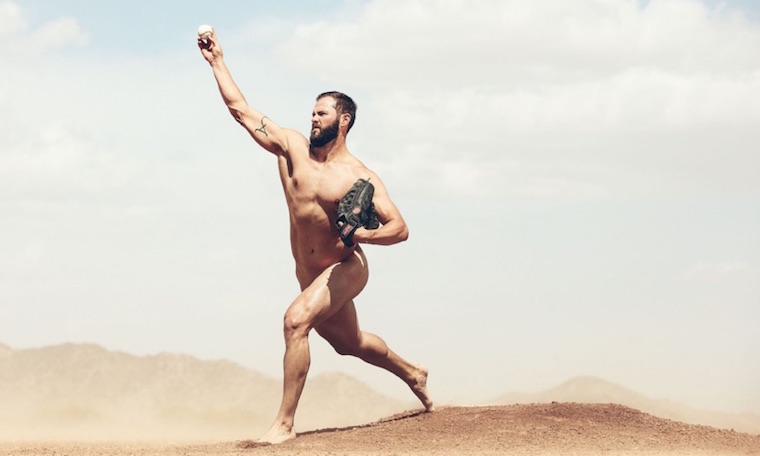 Jake Arrieta desnudo