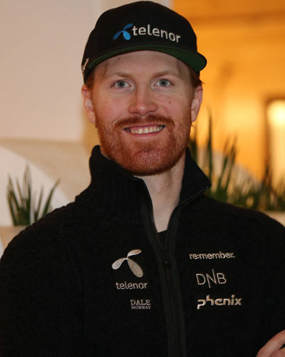 Esquiador Leif Kristian Haugen desnudo