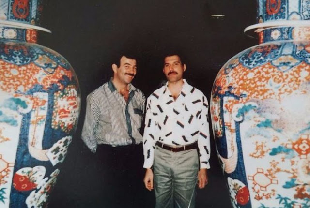 Freddie Mercury y Jim Hutton