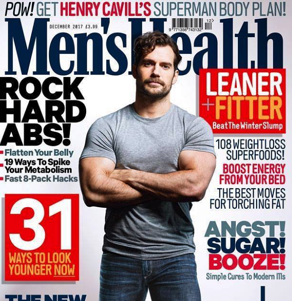 Henry Cavill en Men's Health 2017