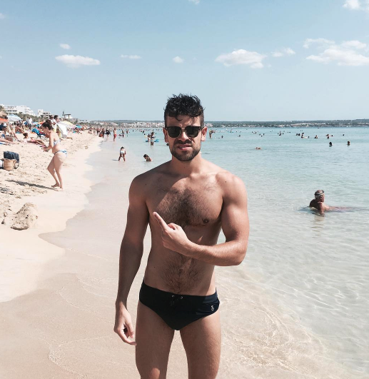 Ricky Merino desnudo, concursante de 'OT'
