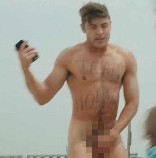 Zac Efron desnudo