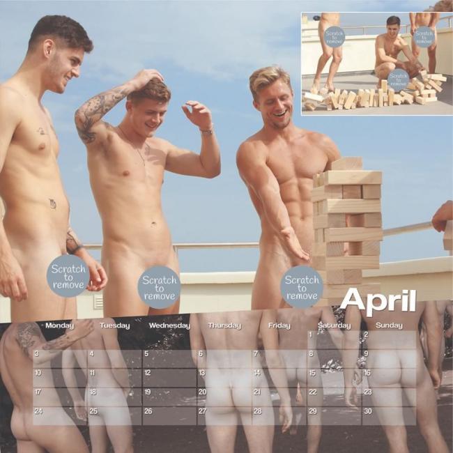 Calendario Dorset desnudos 2017