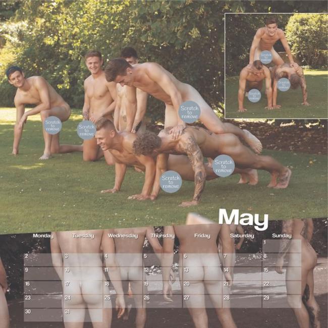 Calendario Dorset desnudos 2017