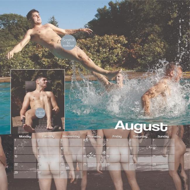 Calendario Dorset desnudos 2017