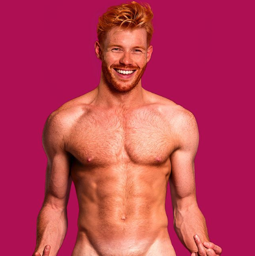 Pelirrojos desnudos en el calendario Red Hot 2018