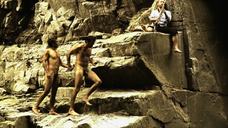 Mathis Künzler y Dominique Jann desnudos