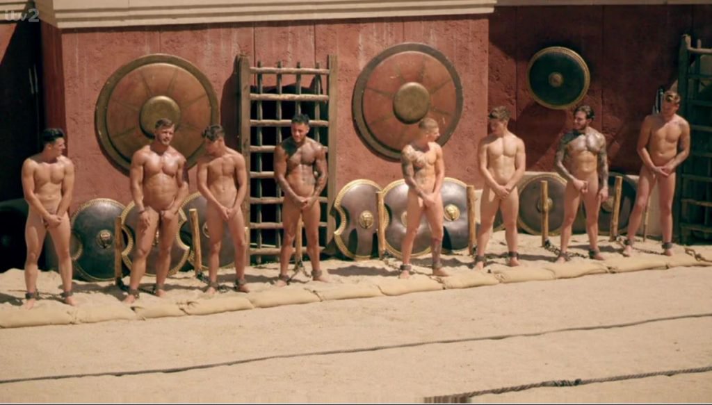 Bromans, gladiadores desnudos