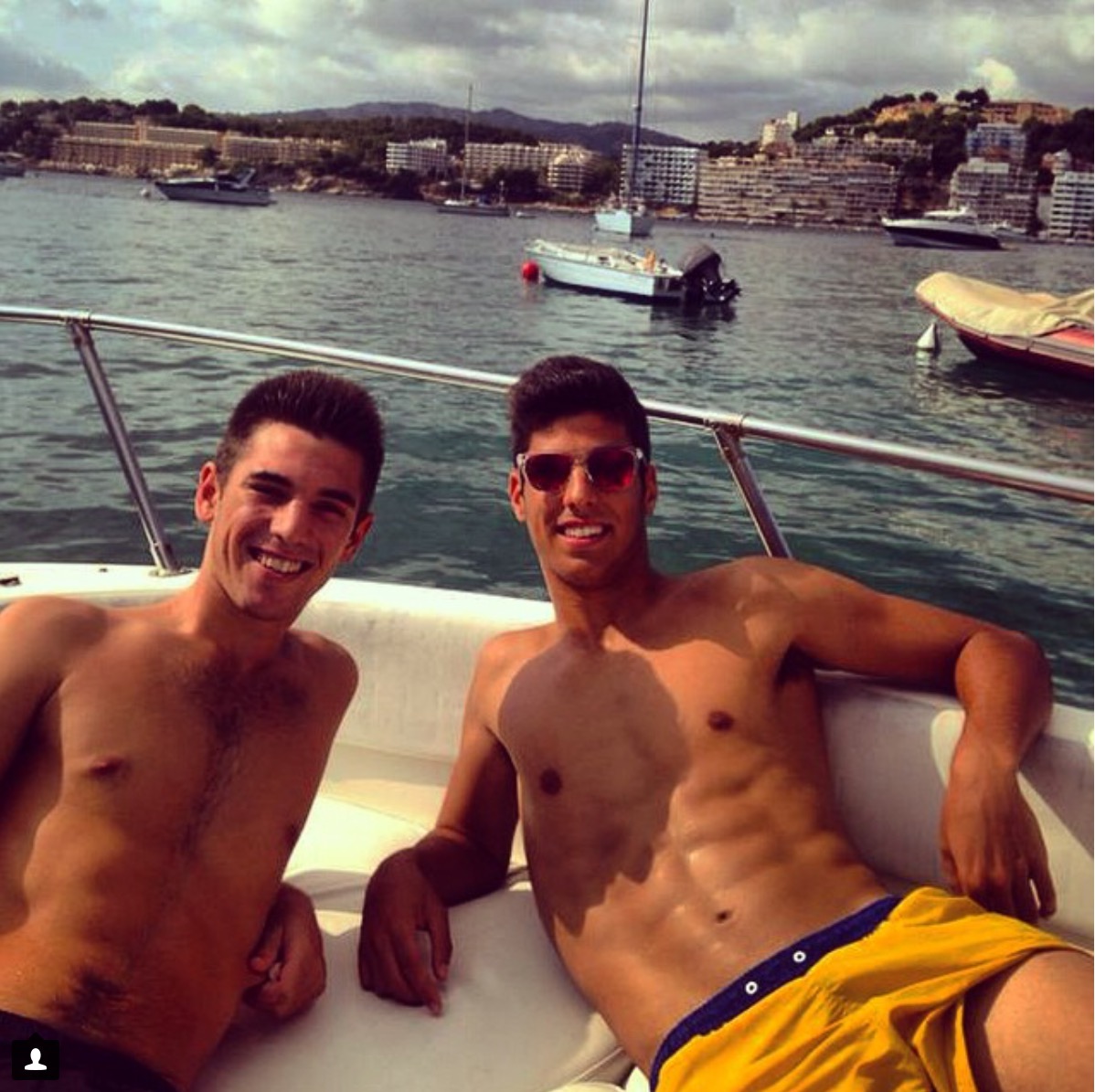 Marco Asensio desnudo