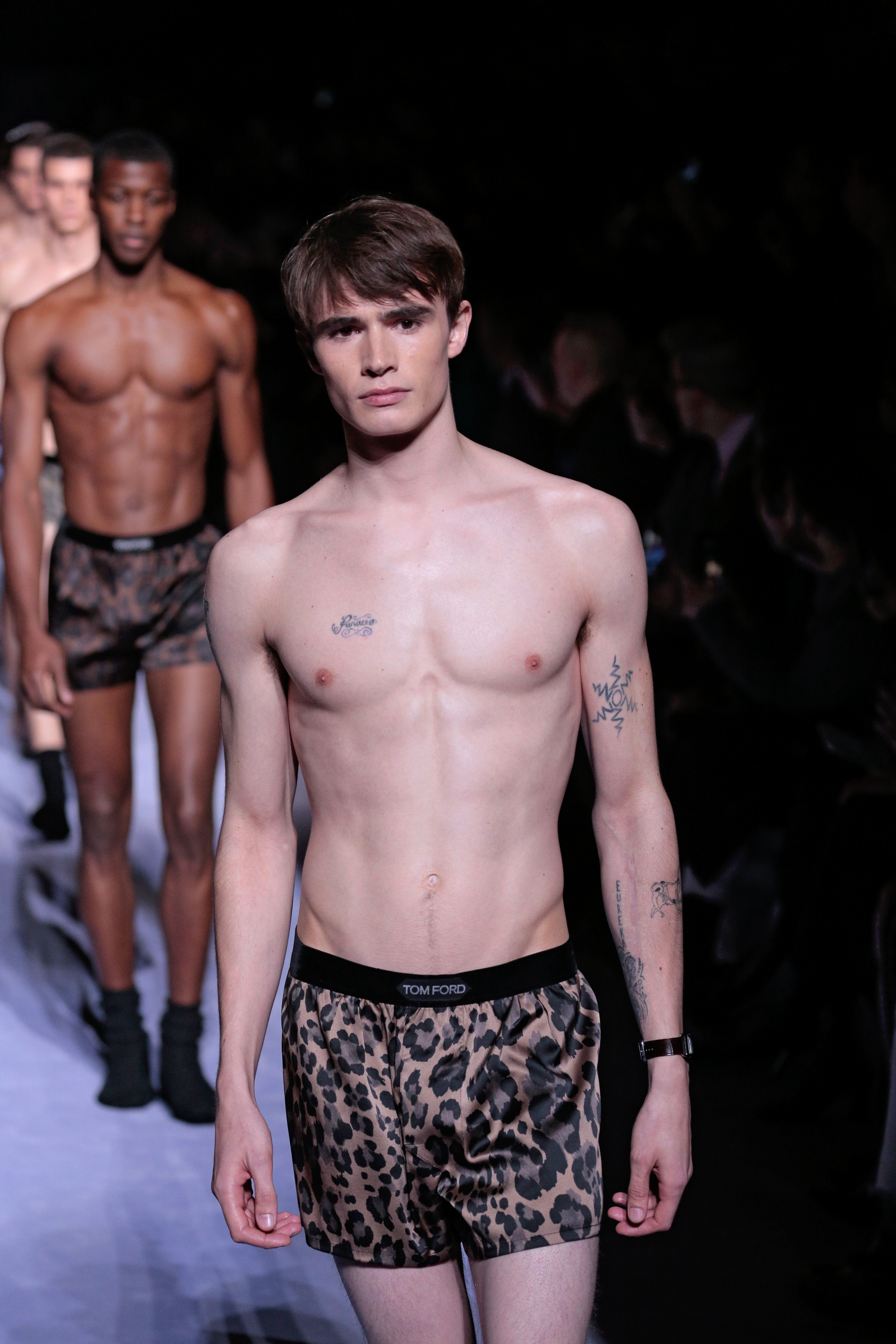 Modelos Tom Ford desnudos
