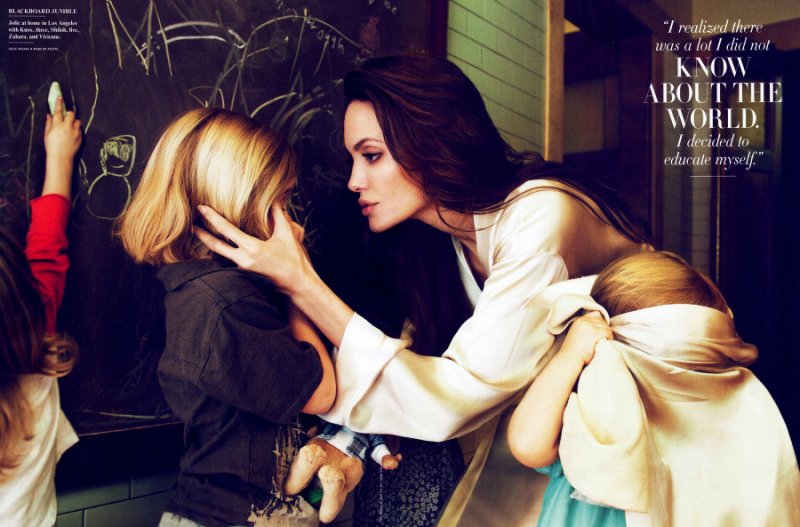 Angelina Jolie para \'Vanity Fair\'