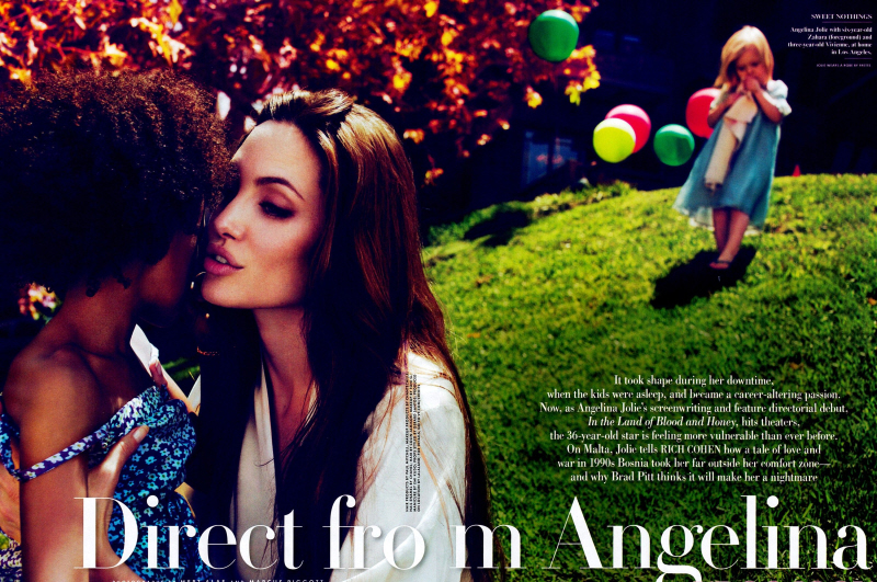 Angelina Jolie para \'Vanity Fair\'