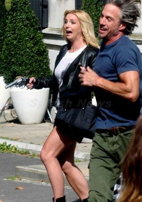 Britney Spears rodando \'Criminal\'