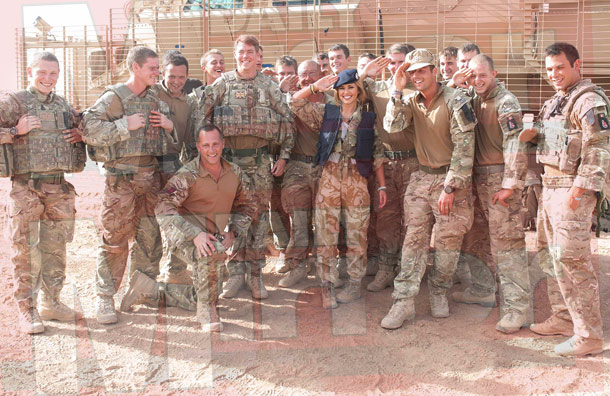 Cheryl Cole se va a la guerra