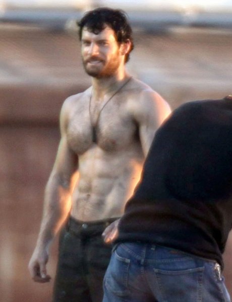 Henry Cavill rueda \'Man of Steel\'