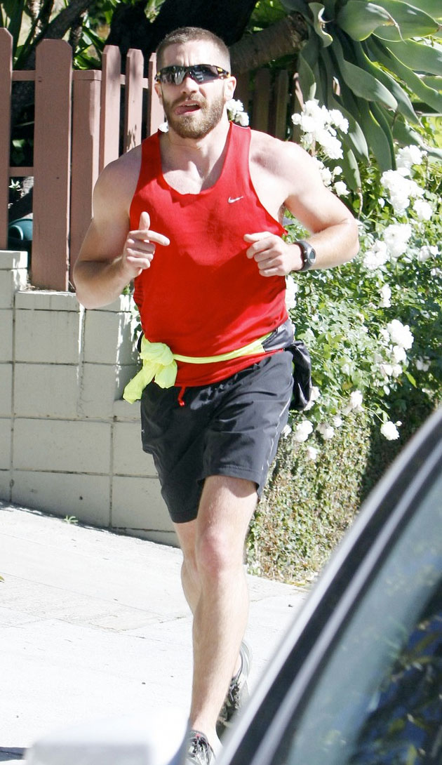 Jake Gyllenhaal también suda