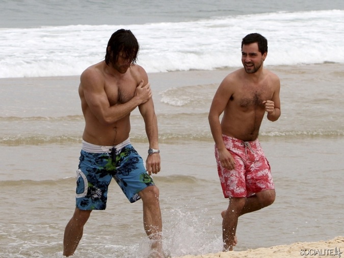 Jared Padalecki en la playa