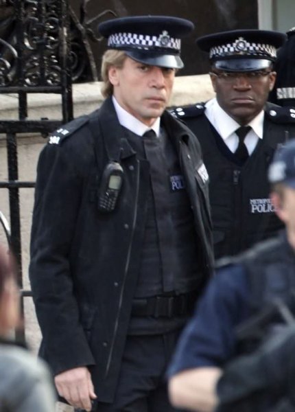 Javier Bardem en el set de \'Skyfall