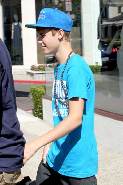 Justin Bieber y su camiseta