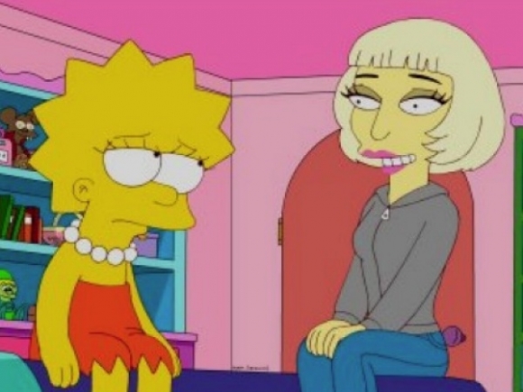 Lady Gaga en Los Simpson