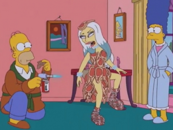 Lady Gaga en Los Simpson
