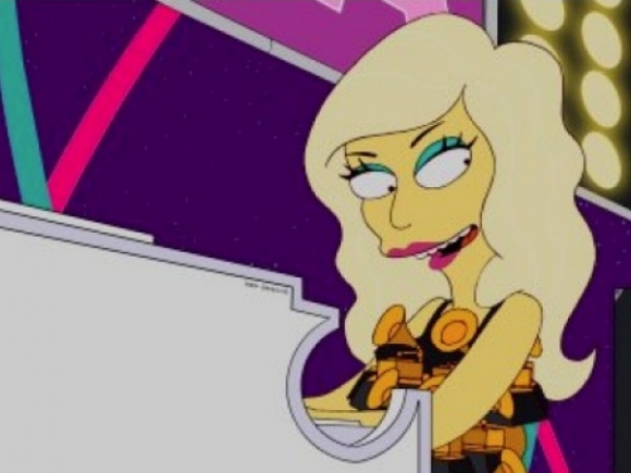 Lady Gaga en Los Simpson