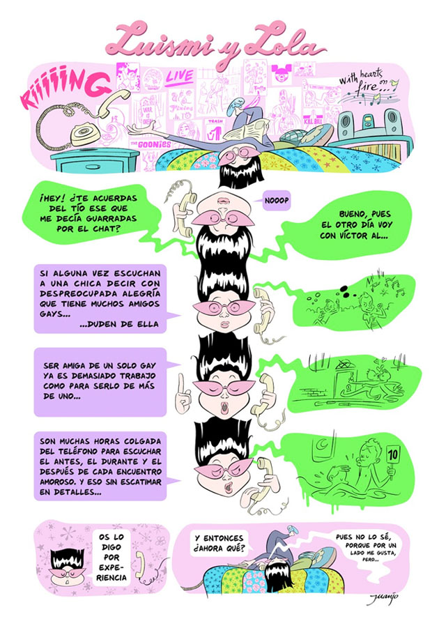 Luismi y Lola, el cómic marijose de la revista El Jueves