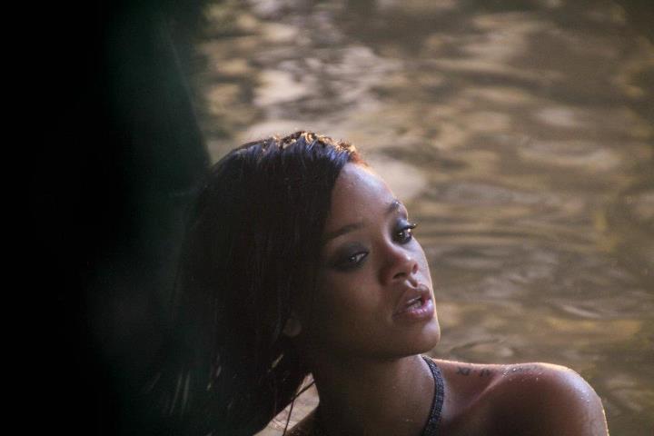 Rihanna en el making of de \'Where Have You Been\'