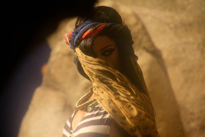 Rihanna en el making of de \'Where Have You Been\'