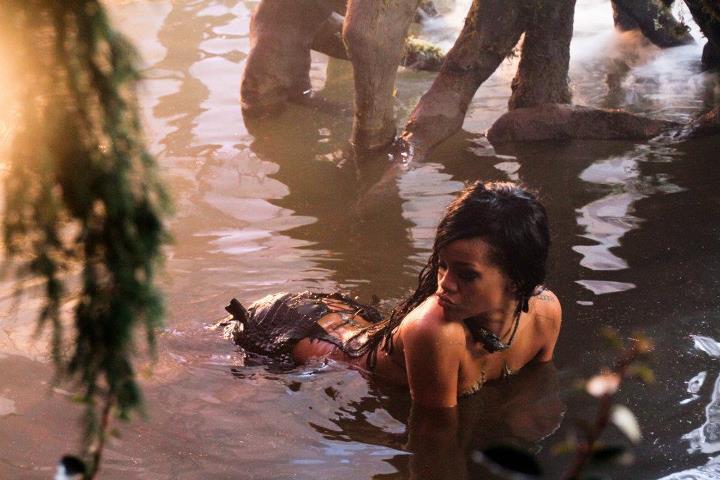 Rihanna en el making of de \'Where Have You Been\'