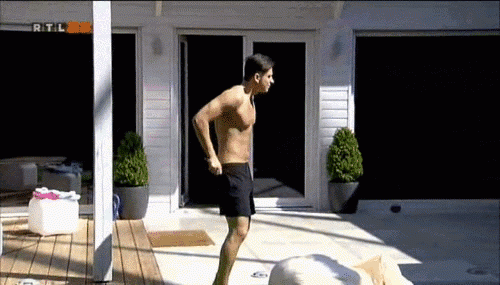 Aurelio Onorato desnudo en 'Gran Hermano'