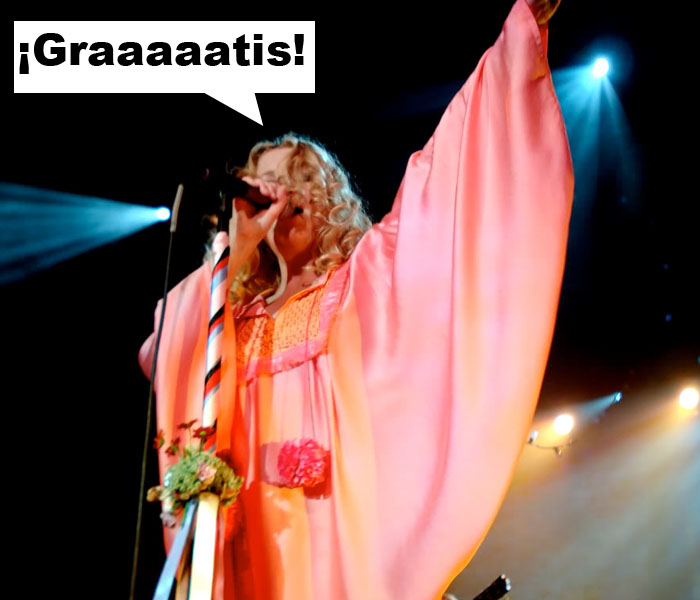 Goldfrapp actuará gratis en Barcelona