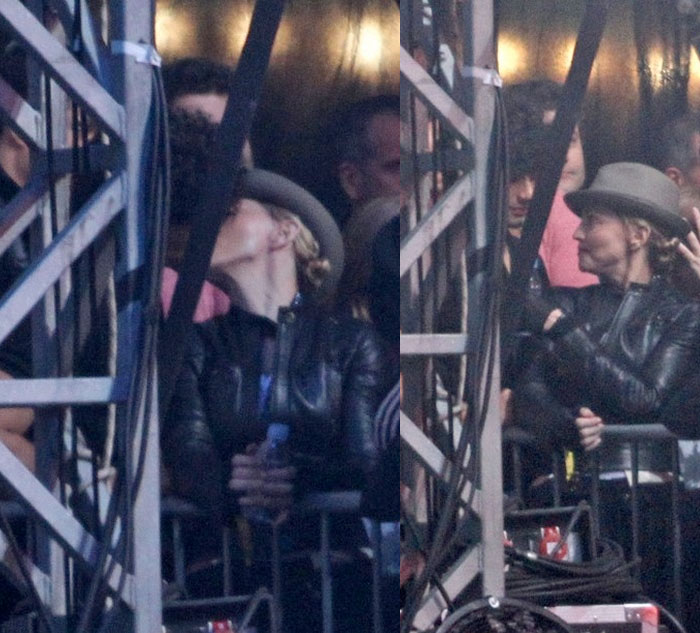 Madonna se pega el lote con Jesús Luz, delante de Rocco