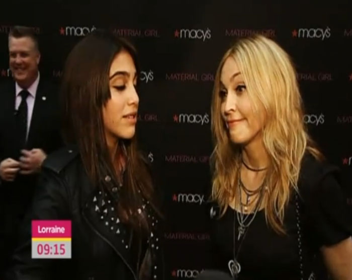 VÍDEO: Madonna y Lourdes María en la fiesta de Macy's