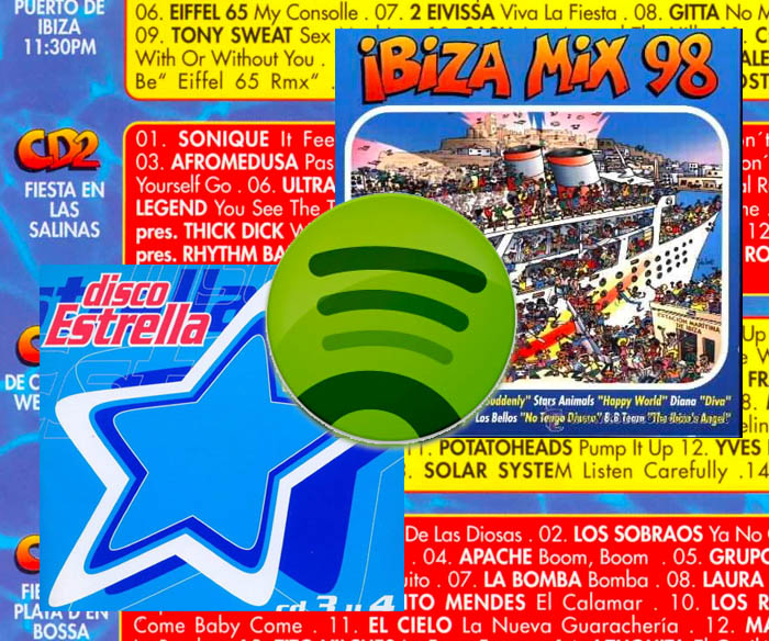 Spotify Playlist: Lo mejor de Ibiza Mix y Disco Estrella