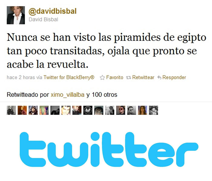 David Bisbal hace un poquito el ridículo en Twitter